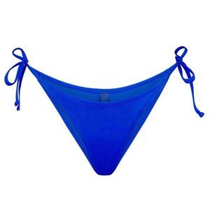 Skims Swim Dipped Tie Bottom - Cobalt